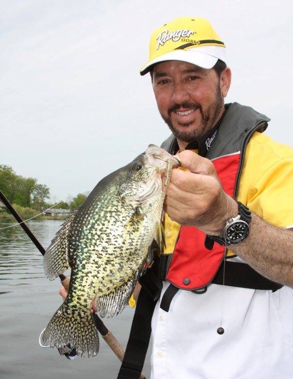 Bryan Stuyvesant with Conneaut Lake black crappie