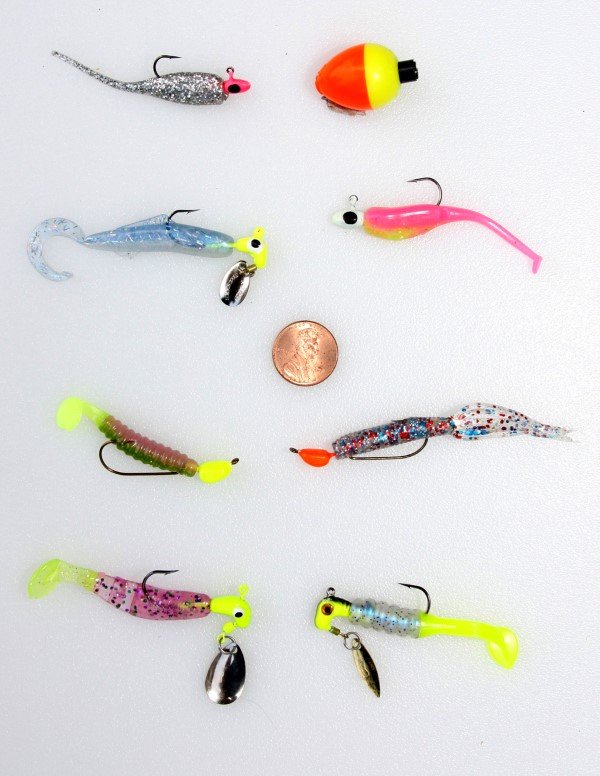 Tweaking jig presentation for the deep weeds…from the top -1/32 oz. head with Baby Shad fished with bobber over top of submerged weeds. - 1/16 oz. head with Swimming Minnow or Shad Swim’R serving as go-to search baits. - 1/16 oz. Crappie Slider Heads with tails rigged weedless for fishing deep into fringe weeds. - 1/8 oz. heads with larger profile action tail baits when crappies are chasing baitfish schools just outside the deep weeds.