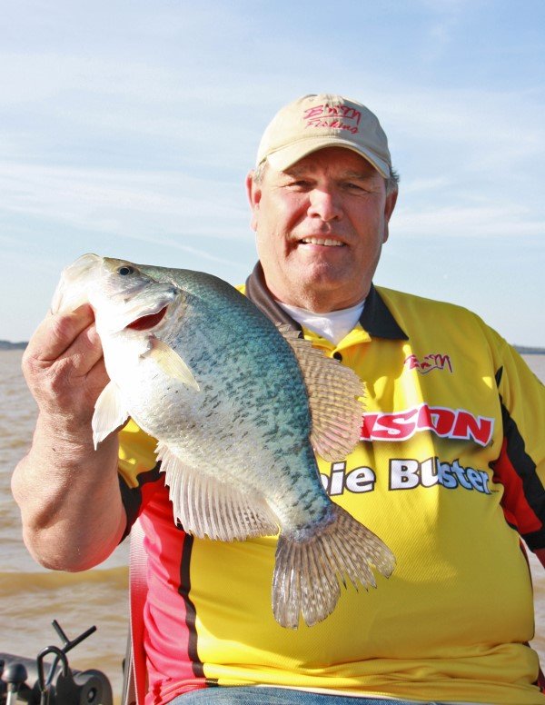 Billy Williams displays the results of successful spider rigging.