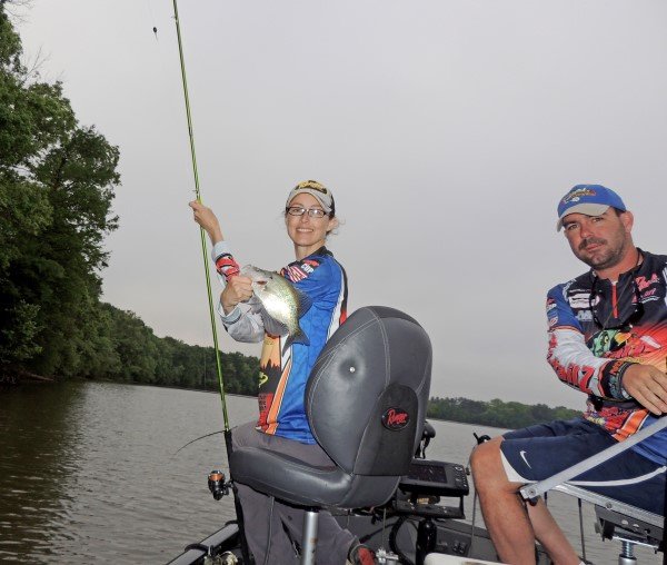 Successful results like this include paying attention to depth. One side of the boat might be deeper than the other.