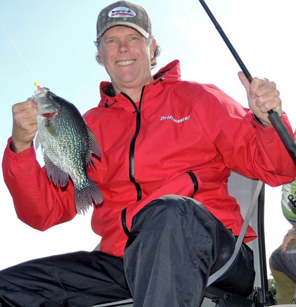 David Baynard, Driftmaster owner and designer, shows off the results of using add-on accessories to the angler’s best advantage.