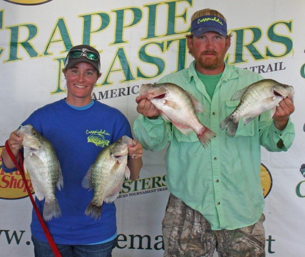 Elizabeth and Paul Turner were Crappie Masters Classic Runners-up, top male-female team of the classic, and top male-female team in the national points race.