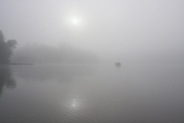 Tournament days are not always held in perfect conditions. Rain, wind, cold, fog and high water are a few of the common situations tournament fishermen must face.