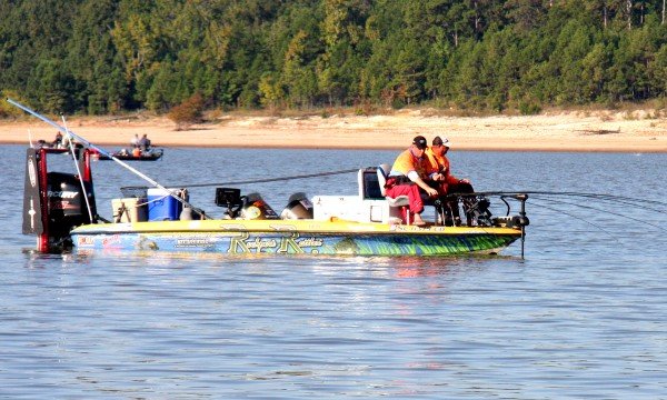 team of Whitey Outlaw and Mike Parrott have a long list of tournament wins and a good list of sponsors including Rockport Rattler, BnM Poles, Vicious Fishing Line and others.