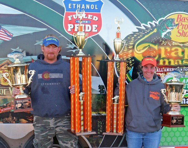 The team of Turner and Turner won the Crappie Masters D’Arbonne/ Louisiana State Championship along with $7600 in cash.