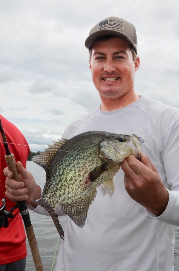 Anthony Milner, who works with Jonathan Phillips, says, “If I can’t fish for crappie with Jonathan, I’ll fish for catfish, since Jonathan knows where to find the big ones.”