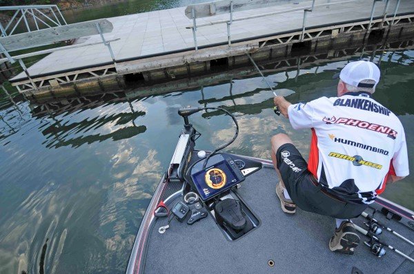 Dock shooting is an effective way to catch crappie in the shallows during the fall turnover.