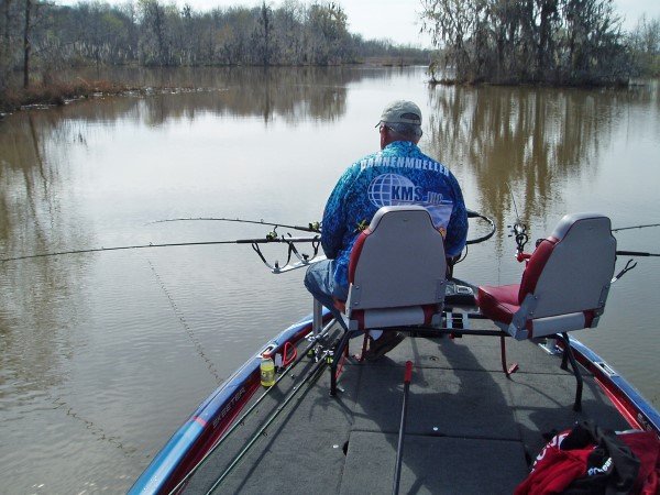 Spring is a good time to get into the backs of creeks and rivers looking for warmer water and small drops.