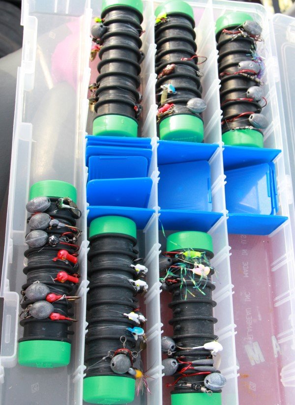 Having bait rigs pre-tied is a big advantage and saves time.