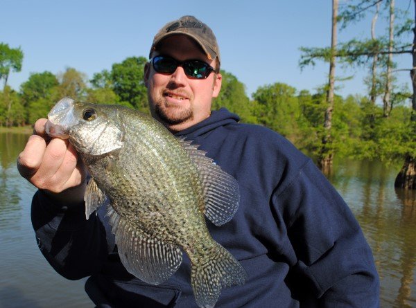South Carolina crappie pro Matt Outlaw targets fish in non-traditional places and at non-traditional times, especially fishing shallow grass.