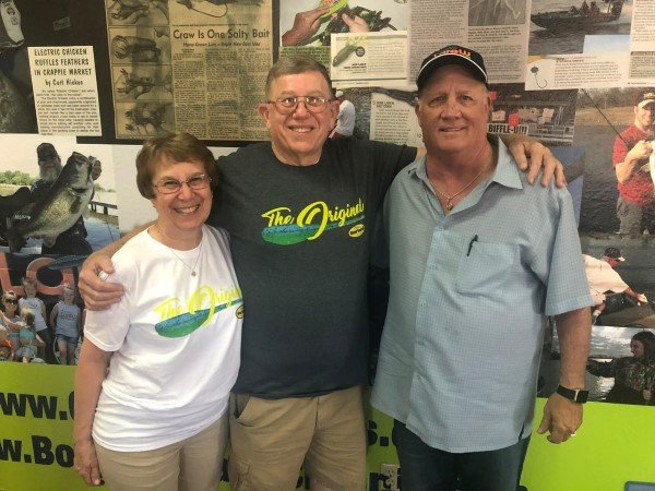 Jeanne and Tim Huffman with owner/president, Chris Lindenberg.